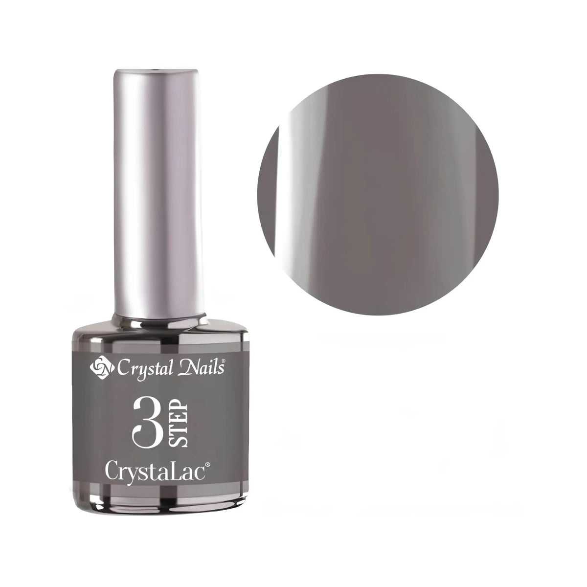 3Step - CrystaLac - Carbon Gray #046 - 8ml - HEMA FREE THF