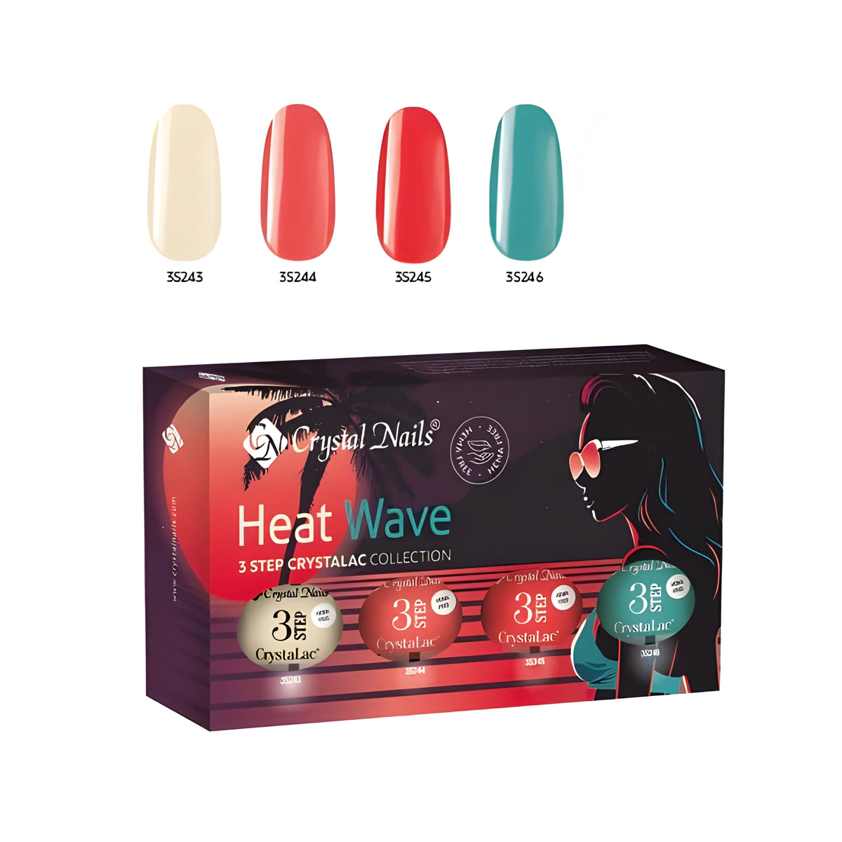 3Step - CrystaLac Collection - Heat Wave - HEMA FREE THF