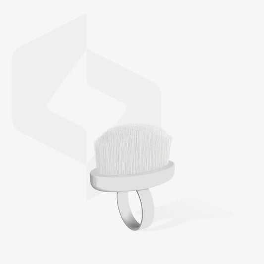 Mini Escova de Manicure em Anel STALEKS EXPERT 03 (10 unid.)