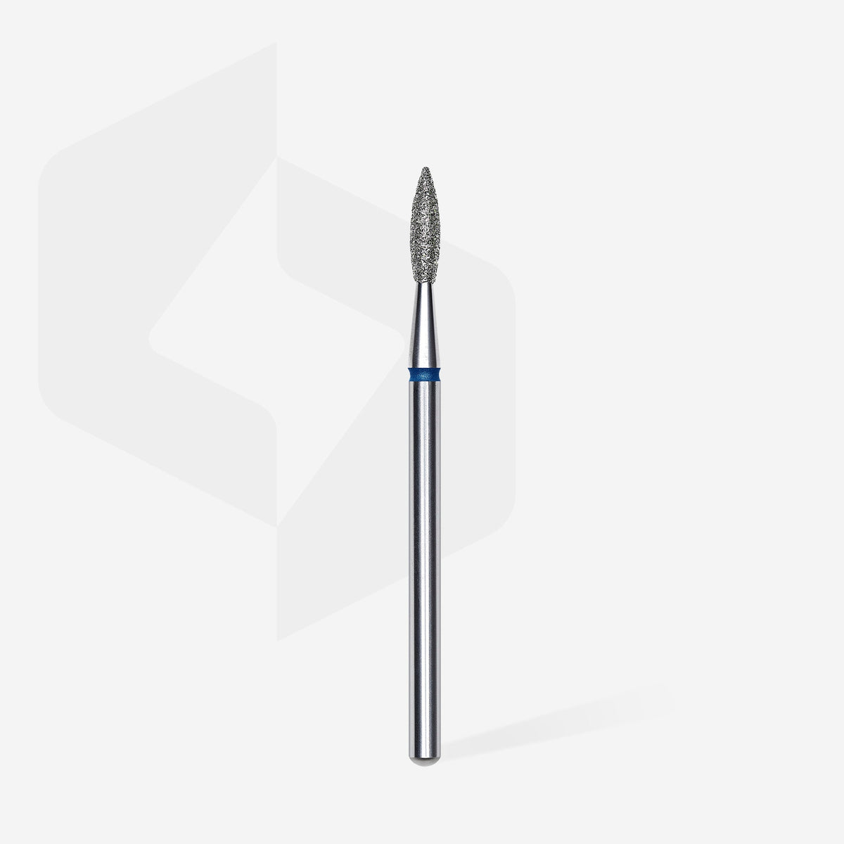 Ponteira de Diamante com Ponta "Flame" Azul EXPERT - Diâmetro da Cabeça 2,1mm / Peça de Trabalho 8mm