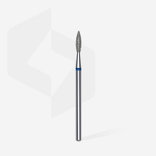 Ponteira de Diamante com Ponta "Flame" Azul EXPERT - Diâmetro da Cabeça 2,1mm / Peça de Trabalho 8mm