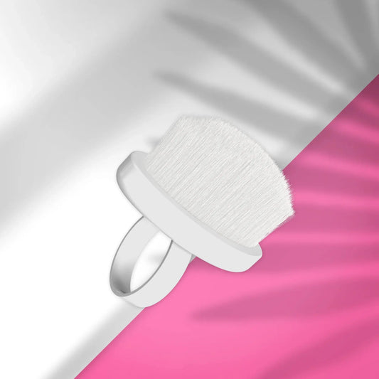 Mini Escova de Manicure em Anel STALEKS EXPERT 03 (10 unid.)