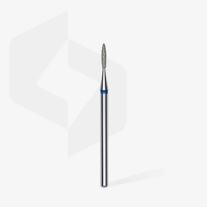 Ponteira de Diamante com Ponta "Flame" Azul EXPERT - Diâmetro da Cabeça 1,6mm / Peça de Trabalho 8mm