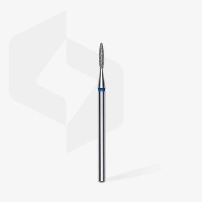 Ponteira de Diamante com Ponta "Pointed Flame" Azul EXPERT - Diâmetro da Cabeça 1,6mm / Peça de Trabalho 8mm