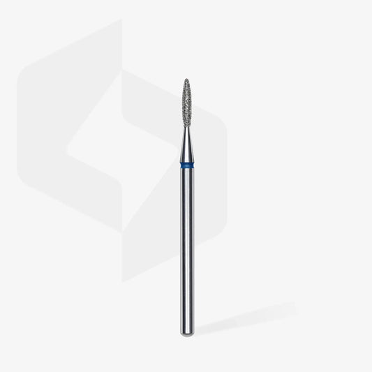Ponteira de Diamante com Ponta "Pointed Flame" Azul EXPERT - Diâmetro da Cabeça 1,6mm / Peça de Trabalho 8mm