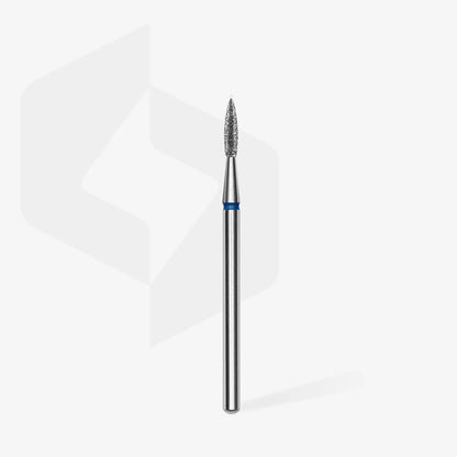 Ponteira de Diamante com Ponta "Pointed Flame" Azul EXPERT - Diâmetro da Cabeça 1,8mm / Peça de Trabalho 8mm