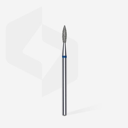 Ponteira de Diamante com Ponta "Flame" Azul EXPERT - Diâmetro da Cabeça 2,1mm / Peça de Trabalho 8mm