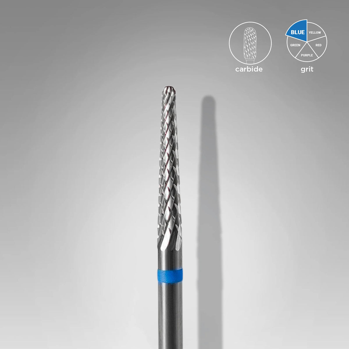 Ponteira de Tungsténio "Cone" Azul EXPERT -  Diâmetro da Cabeça 2,3mm / Peça de Trabalho 14mm